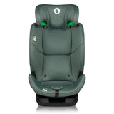 Scaun auto, Lionelo, Lavender I-size, Isofix, Cu centura TopTether, Cu spatar inclinabil in 5 pozitii, Cu tetiera reglabila in 13 pozitii, Instalare cu fata inainte, 9-36 Kg, 76-150 cm, Conform cu ECE R129, Verde
