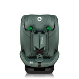 Scaun auto, Lionelo, Lavender I-size, Isofix, Cu centura TopTether, Cu spatar inclinabil in 5 pozitii, Cu tetiera reglabila in 13 pozitii, Instalare cu fata inainte, 9-36 Kg, 76-150 cm, Conform cu ECE R129, Verde