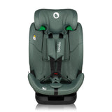 Scaun auto, Lionelo, Lavender I-size, Isofix, Cu centura TopTether, Cu spatar inclinabil in 5 pozitii, Cu tetiera reglabila in 13 pozitii, Instalare cu fata inainte, 9-36 Kg, 76-150 cm, Conform cu ECE R129, Verde