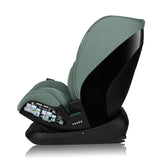 Scaun auto, Lionelo, Lavender I-size, Isofix, Cu centura TopTether, Cu spatar inclinabil in 5 pozitii, Cu tetiera reglabila in 13 pozitii, Instalare cu fata inainte, 9-36 Kg, 76-150 cm, Conform cu ECE R129, Verde