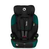 Scaun auto, Lionelo, Levi One i-Size, Universal, Instalare FWF, Cu tetiera reglabila in 10 pozitii, Cu spatar detasabil, 76-150 cm, Conform cu R129, Verde
