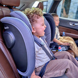 Scaun auto pliabil, Lionelo, Nelly, i-Size, 76- 150 cm, Tetiera reglabila in 15 pozitii, Spatar reglabil in 4 pozitii, Sisteme de fixare Isofix si Top Tether, Sezut lat si confortabil, Conform cu ECE R129, Albastru