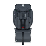 Scaun auto pliabil, Lionelo, Nelly, i-Size, 76- 150 cm, Tetiera reglabila in 15 pozitii, Spatar reglabil in 4 pozitii, Sisteme de fixare Isofix si Top Tether, Sezut lat si confortabil, Conform cu ECE R129, Gri