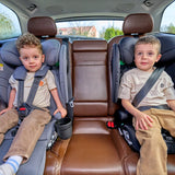 Scaun auto pliabil, Lionelo, Nelly, i-Size, 76- 150 cm, Tetiera reglabila in 15 pozitii, Spatar reglabil in 4 pozitii, Sisteme de fixare Isofix si Top Tether, Sezut lat si confortabil, Conform cu ECE R129, Albastru