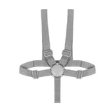 Scaun de masa, Lionelo, Dalia, 2 in 1, Transformabil, Cu 2 suporturi pentru picioare, Cu tavita detasabila, Sustine 60 kg, 6 luni+, Conform cu EN14988, Gri