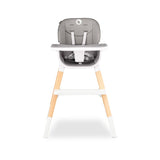Scaun de masa, Lionelo, Mona, 4 in 1, Transformabil, Reglabil in inaltime in 3 pozitii, Conform cu standardele europene de securitate EN14988, EN16120, Stone, Resigilat