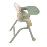 Scaun de masa multifunctional Noah, Jane, De la 6 luni la adult, Din lemn fag, Husa lavabila, Greutate maxima 100 Kg, Botanic