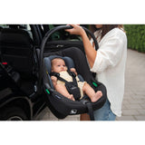 Scoica auto, Lionelo, i-Size Astrid, 0-13 Kg, 40-87 cm, Cu maner si capotina reglabile, Cu protectie laterala avansata, Salteluta confortabila, Testat ADAC, Conform cu standardul european de securitate R129, Verde