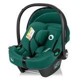 Scoica auto, Lionelo, i-Size Astrid, 0-13 Kg, 40-87 cm, Cu maner si capotina reglabile, Cu protectie laterala avansata, Salteluta confortabila, Testat ADAC, Conform cu standardul european de securitate R129, Verde
