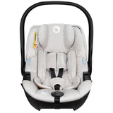 Scoica auto, Lionelo, Moxie, i-Size, 40-87 cm, Tetiera reglabila, intarita cu spuma de memorie, Carcasa ventilata, Din bambus, Protectie avansata, Conform cu R129, Bej