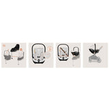 Scoica auto, Lionelo, Moxie, i-Size, 40-87 cm, Tetiera reglabila, intarita cu spuma de memorie, Carcasa ventilata, Din bambus, Protectie avansata, Conform cu R129, Bej