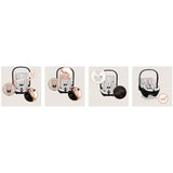 Scoica auto, Lionelo, Moxie, i-Size, Include baza rotativa 360 cu picior de fixare, 40-87 cm, Tetiera reglabila, intarita cu spuma de memorie, Carcasa ventilata, Din bambus, Protectie avansata, Conform R129, Bej