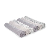 Set 6 scutece, Jane, Din muselina de bambus, Hipoalergenice, 35 x 35 cm, Star