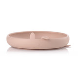 Set complet de masa, Jane, Din silicon, Cu 4 piese, Farfurie, Bol, Lingurita si pahar, BPA free, Pale