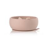 Set complet de masa, Jane, Din silicon, Cu 4 piese, Farfurie, Bol, Lingurita si pahar, BPA free, Pale