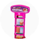 Set jucarie Chipolino Supermarket 78 cm cu lumini, sunete si 76 accesorii