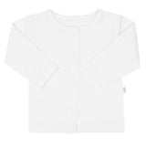 Set pentru bebe, New Baby, I AM, 7 piese, Cu botosei, jacheta maneca lunga, caciulita, body cu maneca lunga, pantalonasi si salopeta cu botosei si manusi, 100% bumbac, Marime 56, 0-3 luni, White