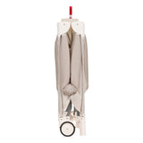 Tarc de joaca copii, Lionelo, Bonnie, Pana la 15 kg, 100 x 100 cm, Pliere compacta, Include geanta de transport, Din plasa, Cu intrare laterala cu fermoar, Cu roti, Cu salteluta din spuma, Conform cu EN12227, Bej