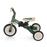 Tricicleta, Petite&Mars, Turbo, 5 in 1, Multifunctionala, Vehicul de impins, Bicicleta cu/fara pedale, Cu maner de ghidaj, Detasabil, Roti din cauciuc, Pana la 25 kg, 1.5-5 ani, Verde