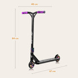 Trotineta, Lionelo, Whizz, Pentru Acrobatii, Rulmenti ABEC-9, 20 - 100 kg, Conform cu standardul european de securitate EN14619, Multicolor