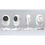Video monitor, Lionelo, Babyline 3.2, Full HD, Comunicare bidirectionala, 2.8 inch, Cu sunete si mod de noapte, Cu 5 niveluri de detectare a sunetului, Alb