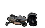 Carucior Teknum 3 in 1 , 0-36 luni, transformabil, reversibil, ultrapliabil, usor si practic cu roti cauciuc, culoare ROSU, BBD508PR