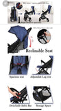 Carucior sport  troler ,cu pozitie somn si  protectie insecte, gri BBDY1G