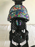 Tricicleta roti cauciuc plin, cu pozitie somn, scaun rotativ, muzica si lumini, culoare Multicolor , BBD5299MC